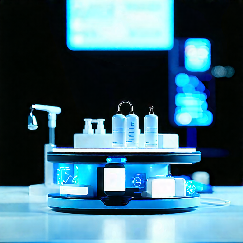 Healthcare Technology In Tech Office With Image, There