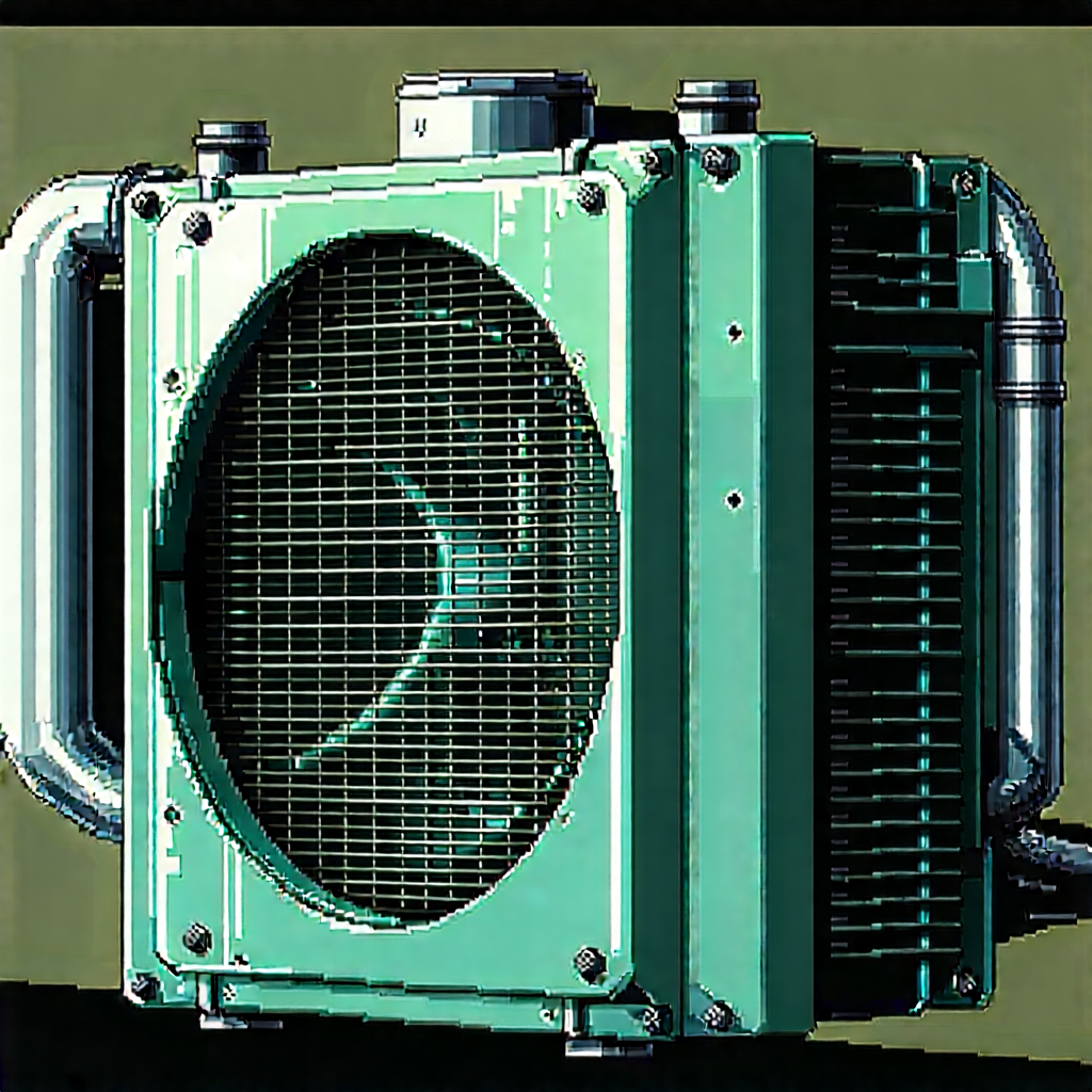 Close-up of cooling system