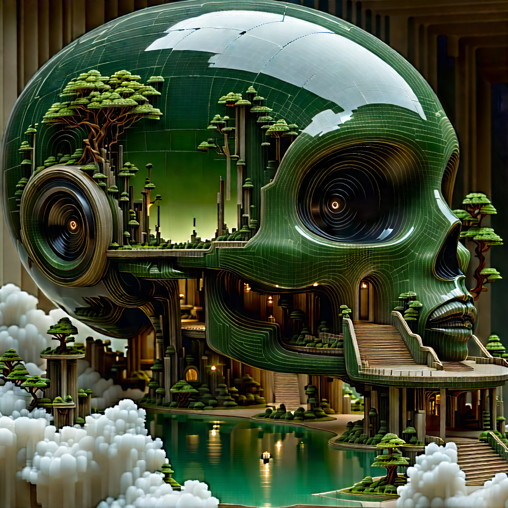 Artificial Intelligence Visualization With Large, Intricate