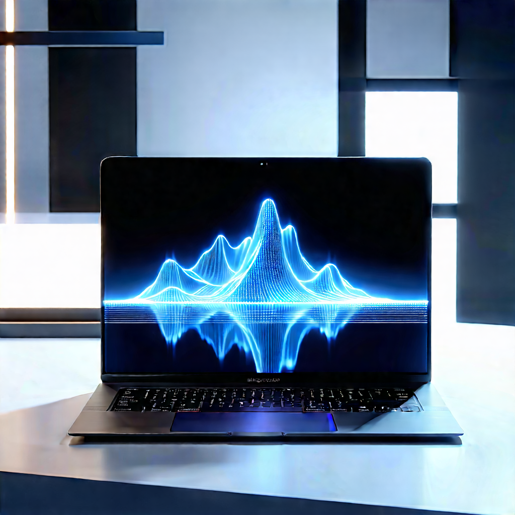 Laptop With Holographic Display With Laptop Computer