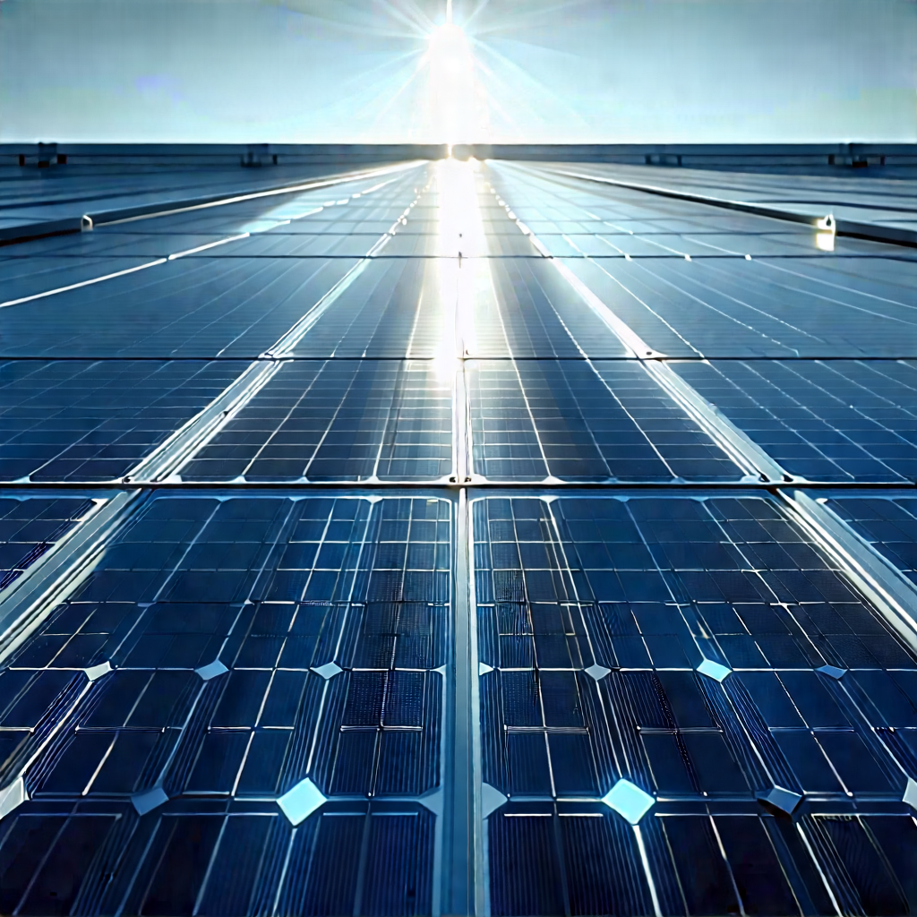 Solar Panel With Laser Scanning With Large Solar