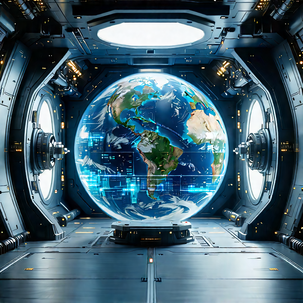 Aerospace Technology In Modern Laboratory With Image, There