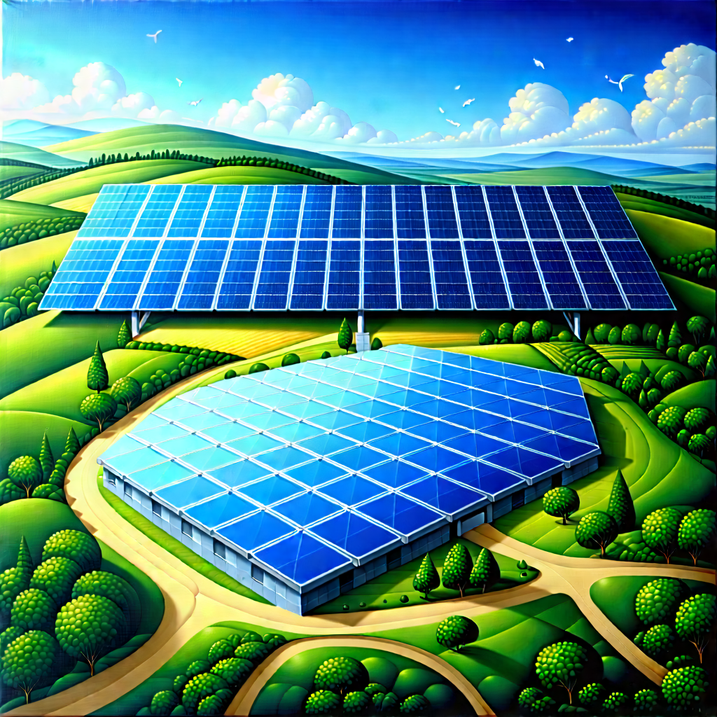 Innovative Renewable Energy Design With Large Solar