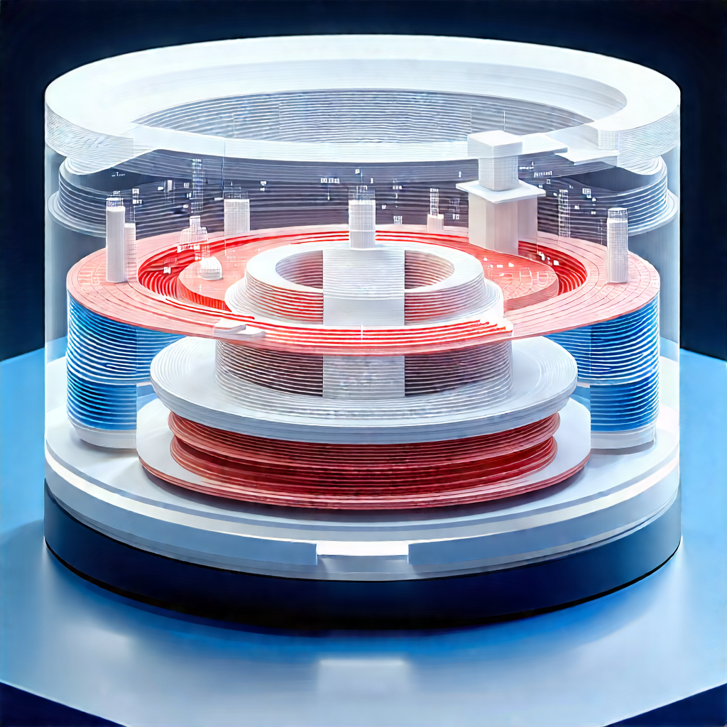 Automotive Technology In Modern Laboratory With Large, Three-dimensional
