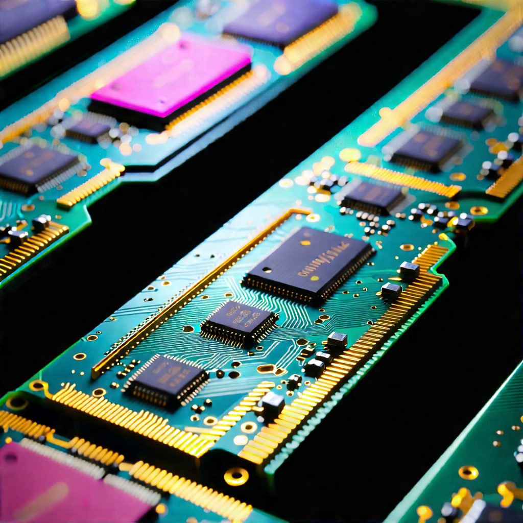Close-up of memory module