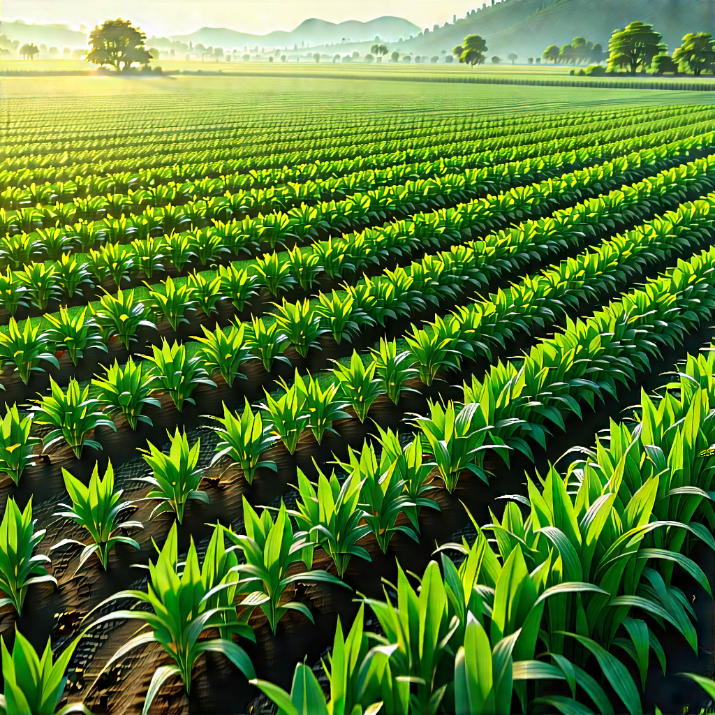 Agricultural Technology In Tech Office With Large