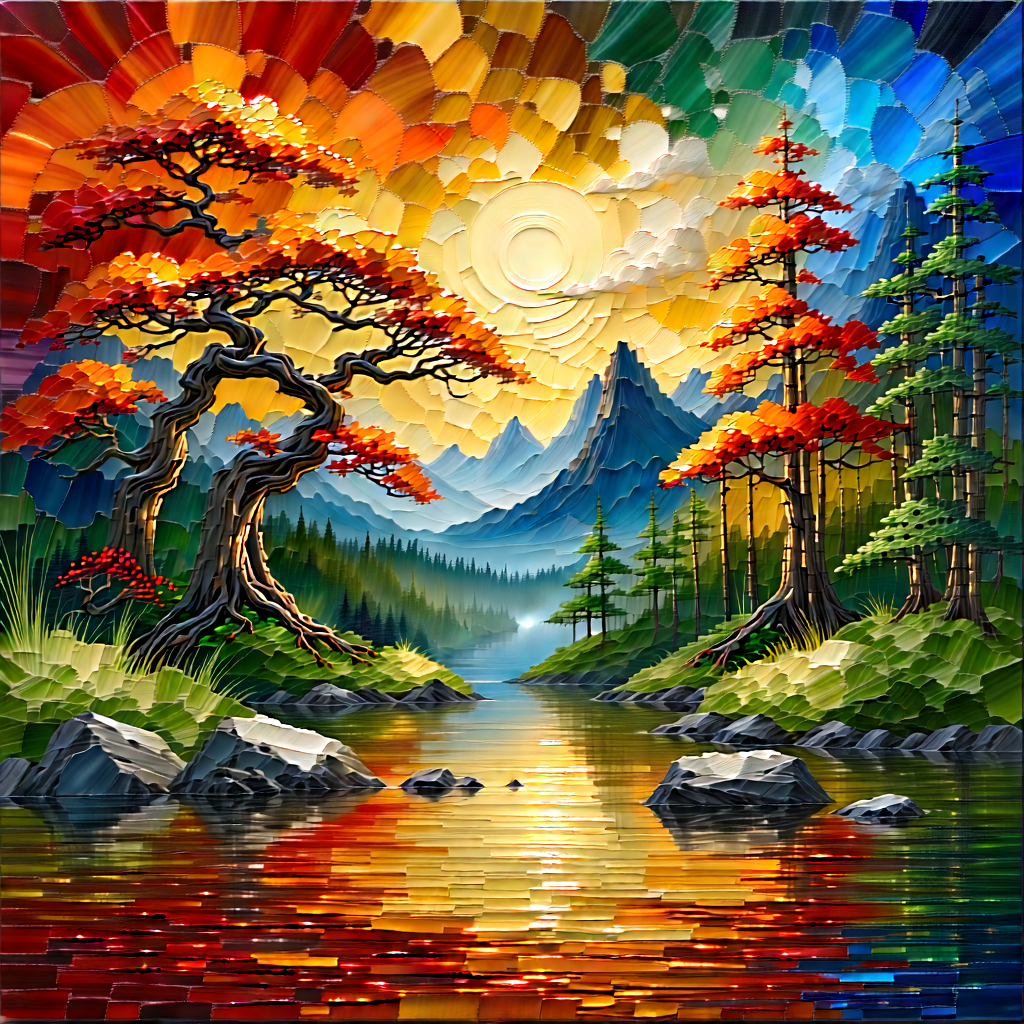 (digital:1.18) Transformation Visualization With Beautiful Landscape