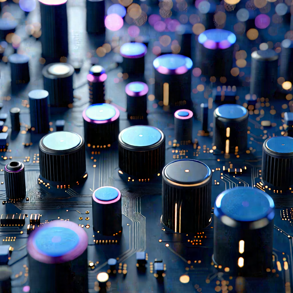 Close-up of sensor array