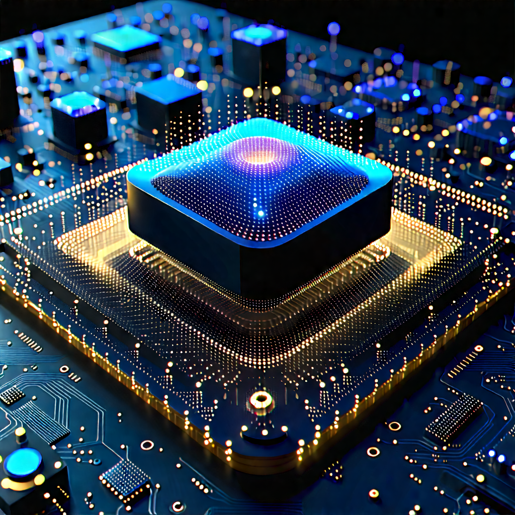 Quantum computer with digital particles