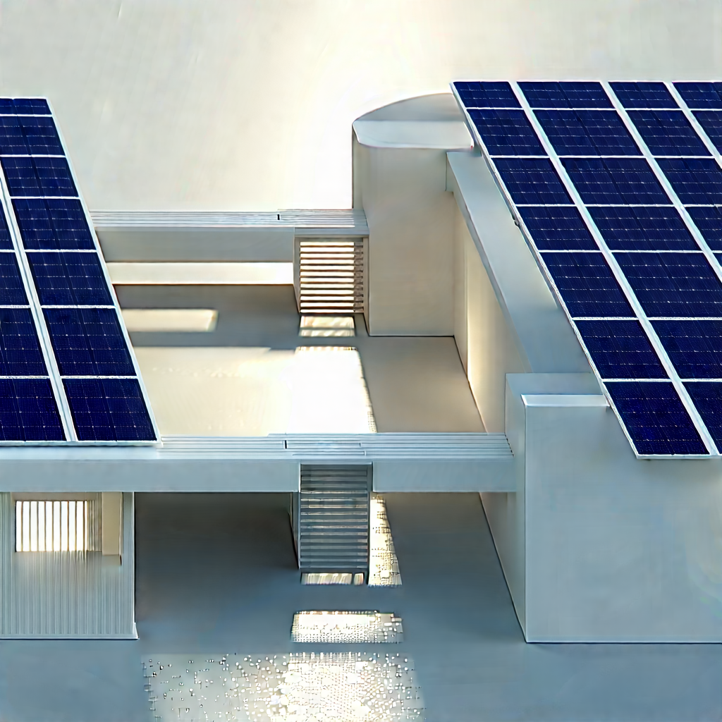 Innovative Renewable Energy Design With White Building