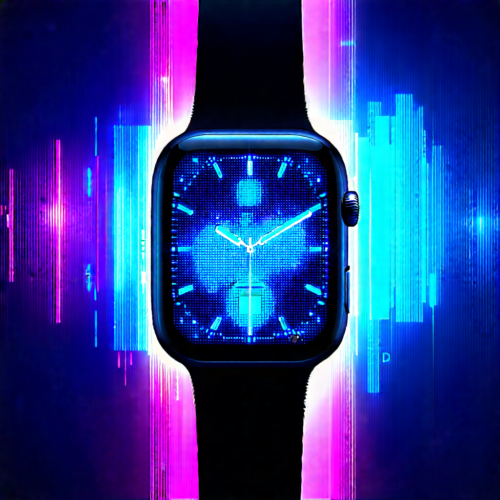 Smart watch with data visualization