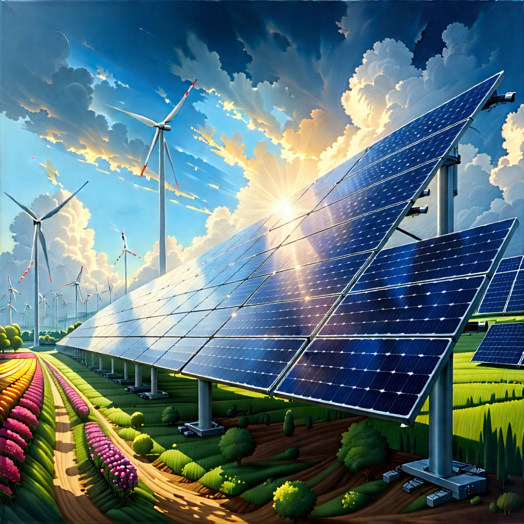 Innovative Renewable Energy Design With Large Solar