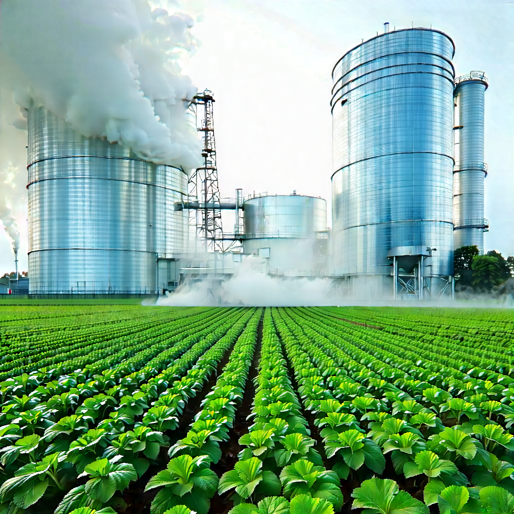 Agricultural Technology In (modern:1.37) Laboratory With Large Industrial