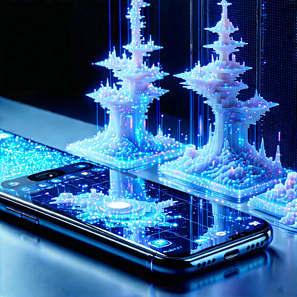 Smartphone With Holographic Display With Cell Phone