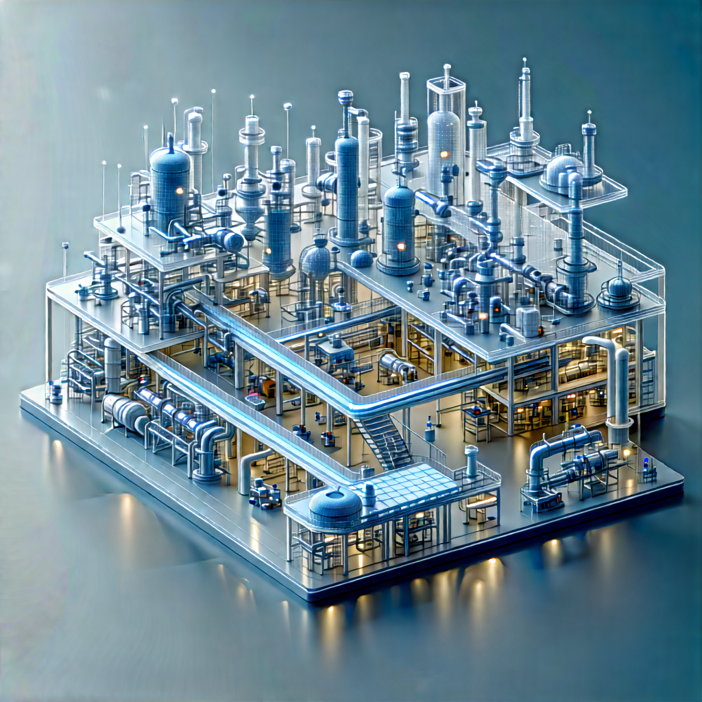 Educational Technology In Manufacturing Facility With Large Industrial