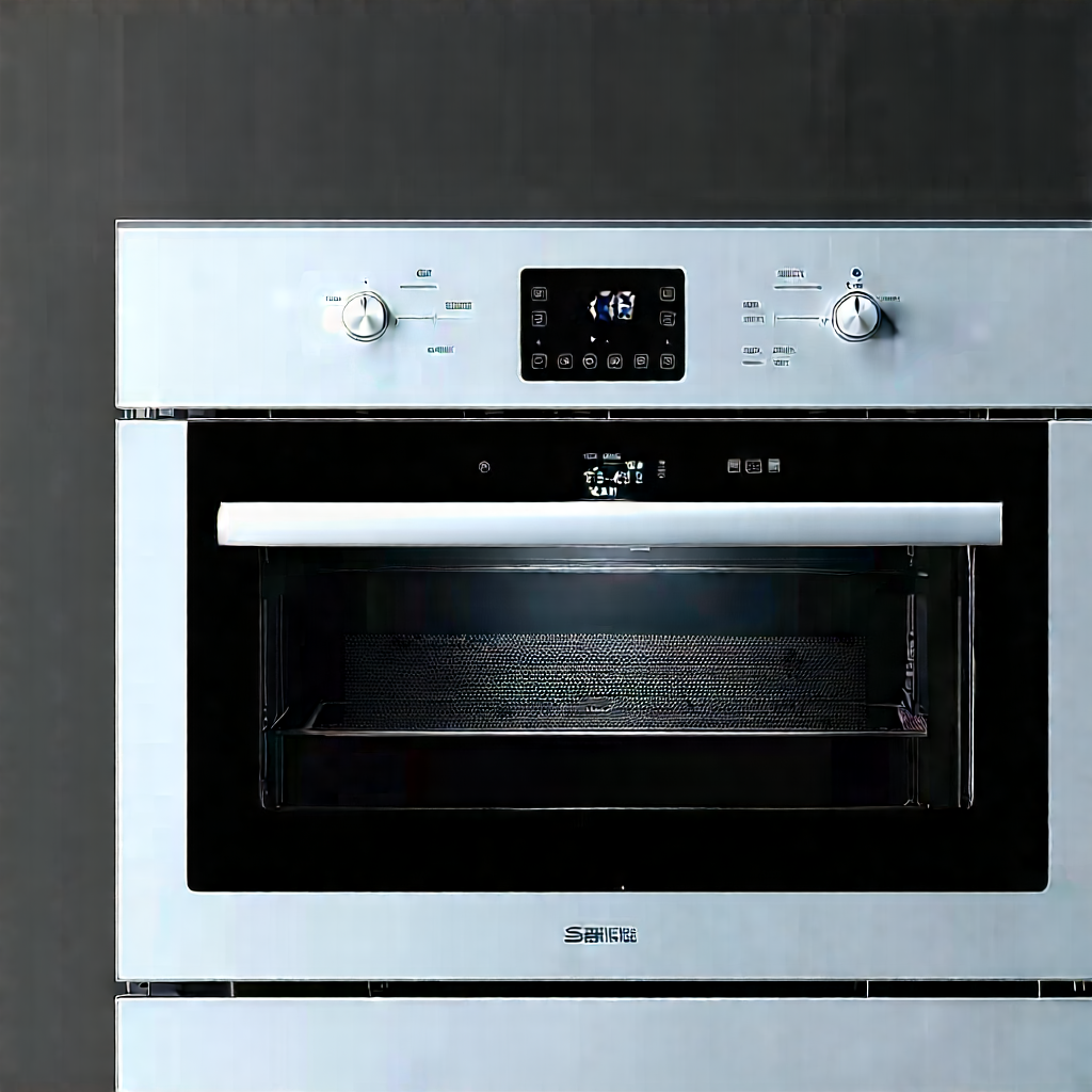 Innovative Smart Appliance (design:1.46) With White Oven