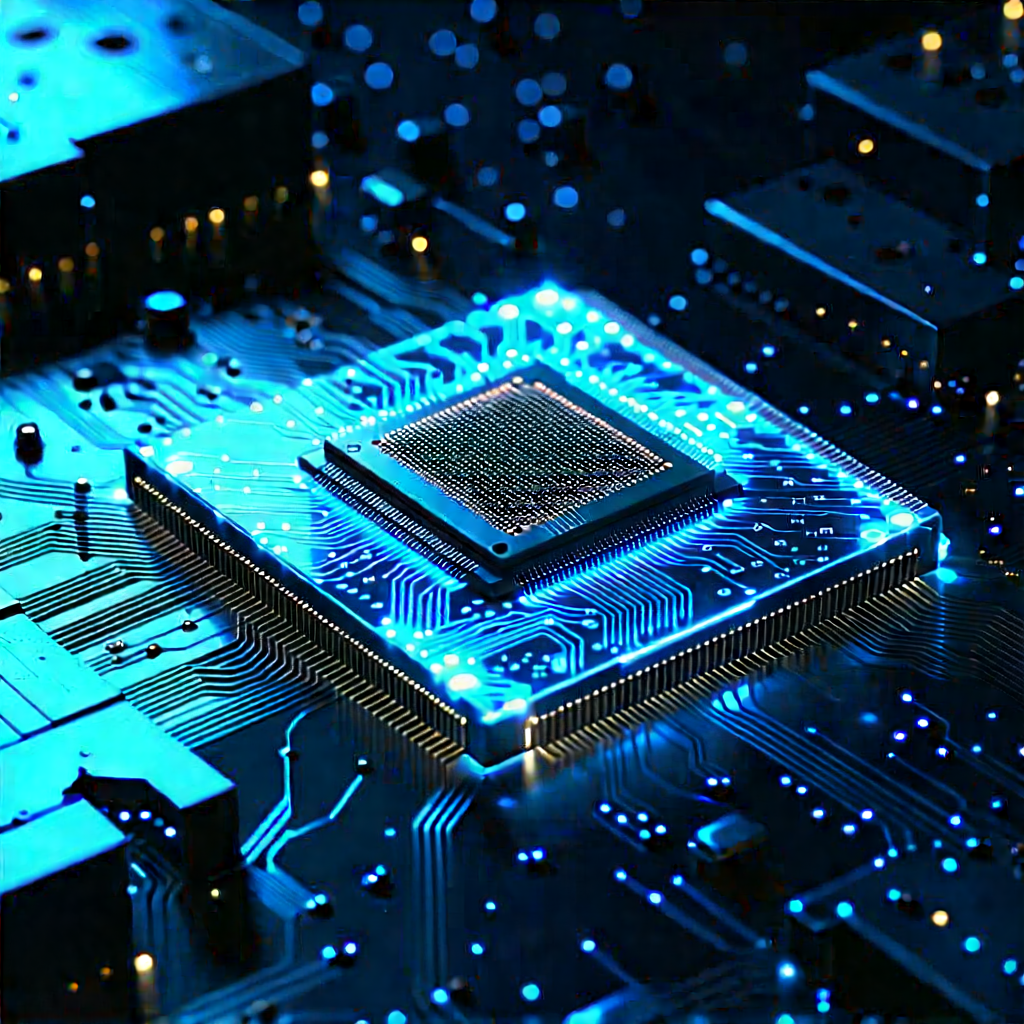 Microchip with (digital:1.23) particles