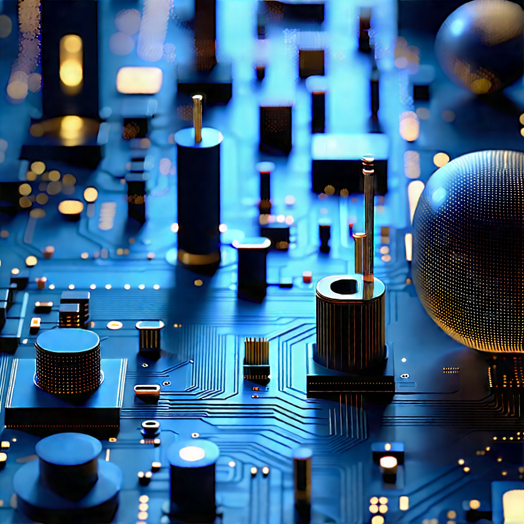Close-up of sensor array