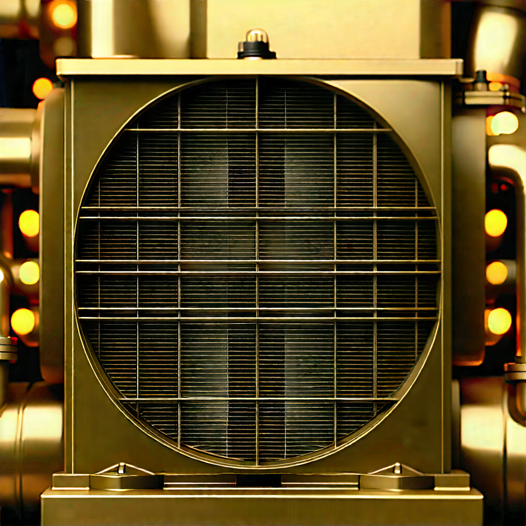 Close-up of cooling system
