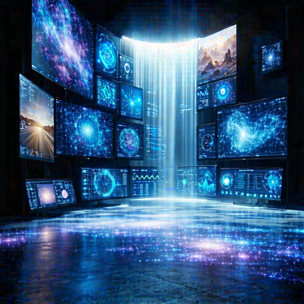 Entertainment Technology In Research Center With Image, There