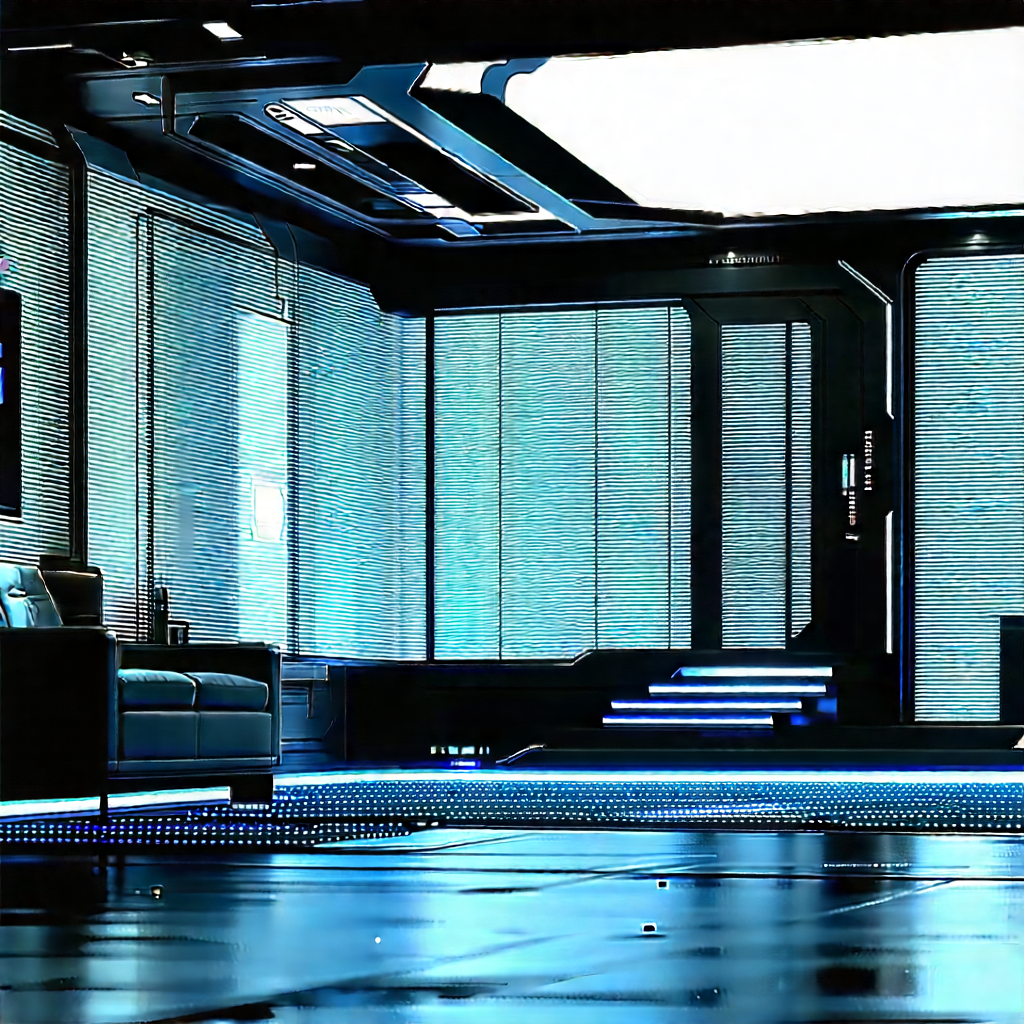 Futuristic Smart Home With Image, There