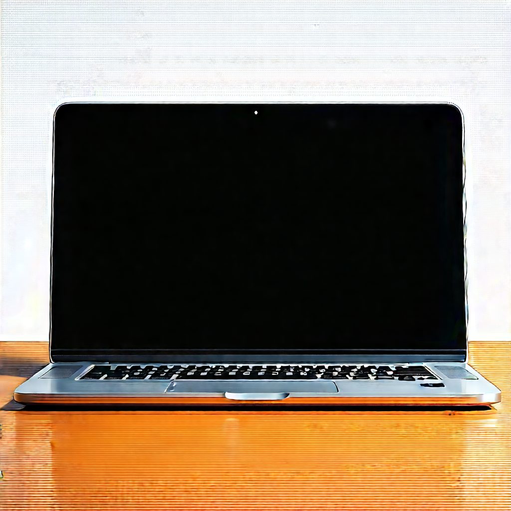 Laptop With (digital:1.48) Artwork With Laptop Computer
