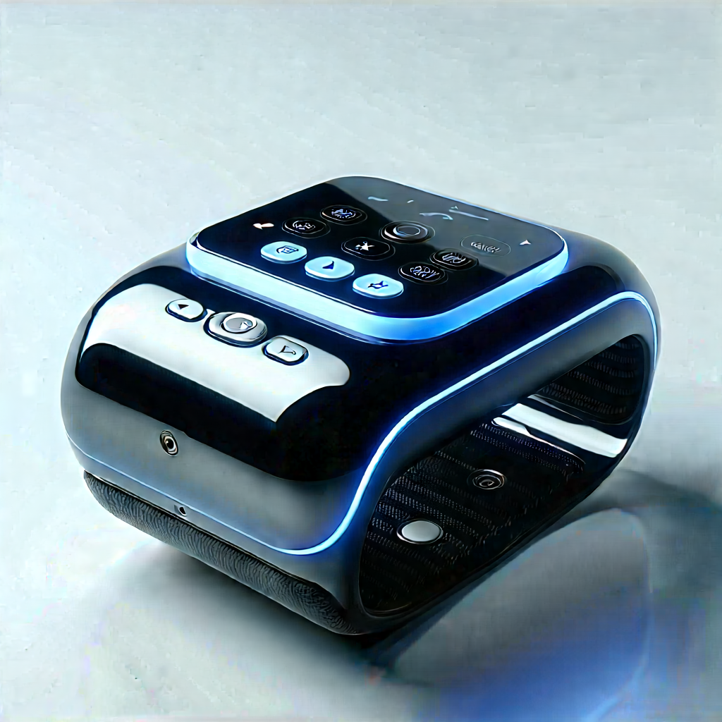 Innovative Wearable Device Design With Black Blue