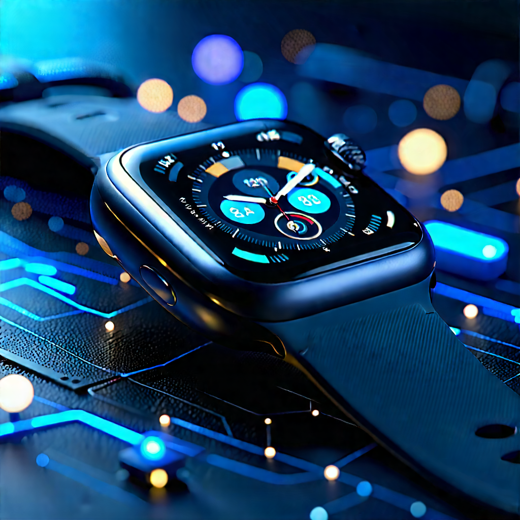 Smart watch with data visualization