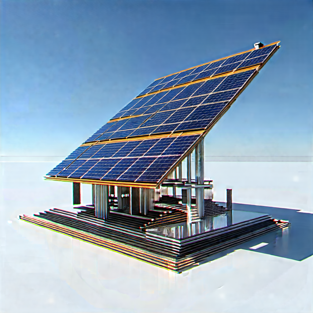 Innovative Renewable Energy (design:1.44) With Solar Panel