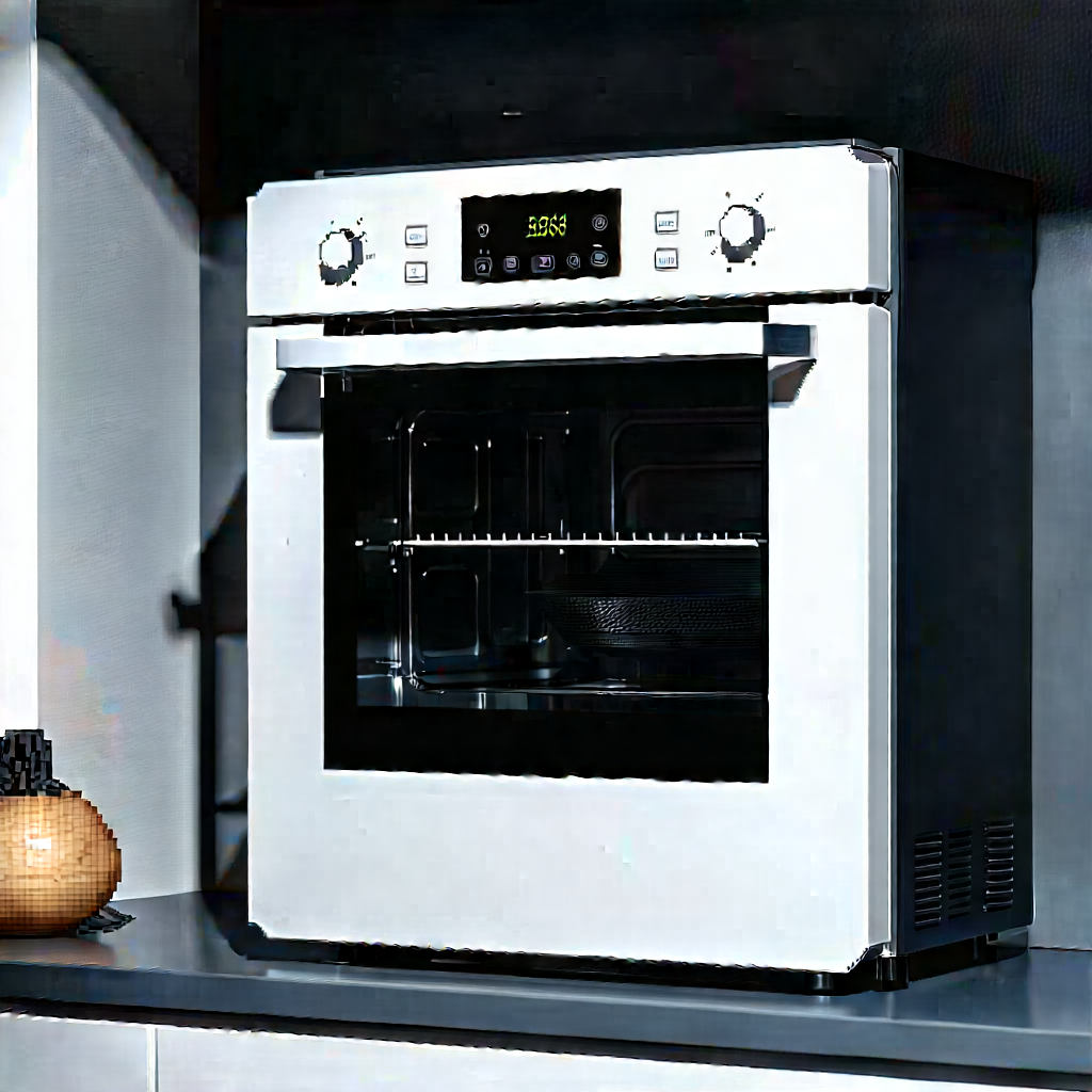 Innovative Smart Appliance (design:1.41) With White Oven