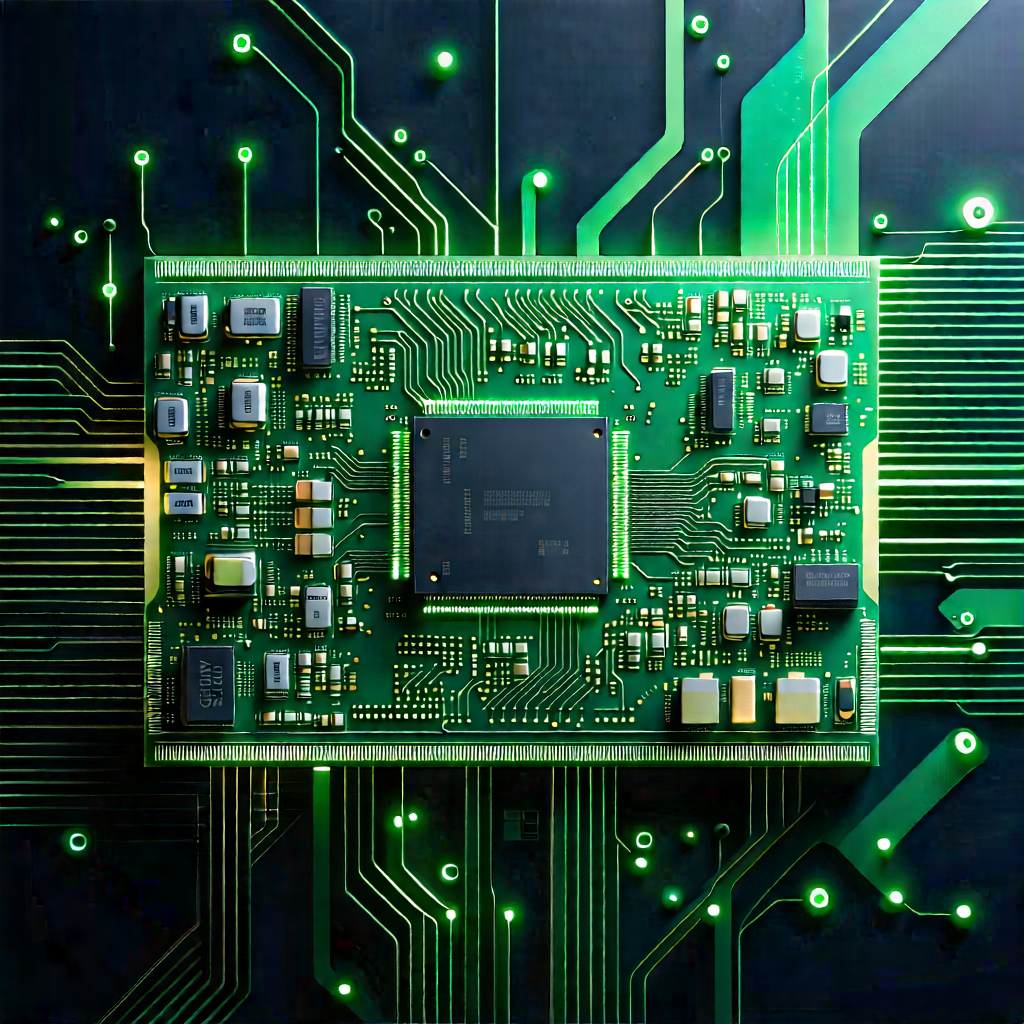 Circuit board with holographic projection