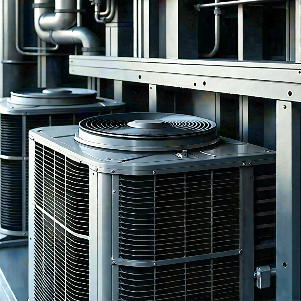 Close-up of cooling system