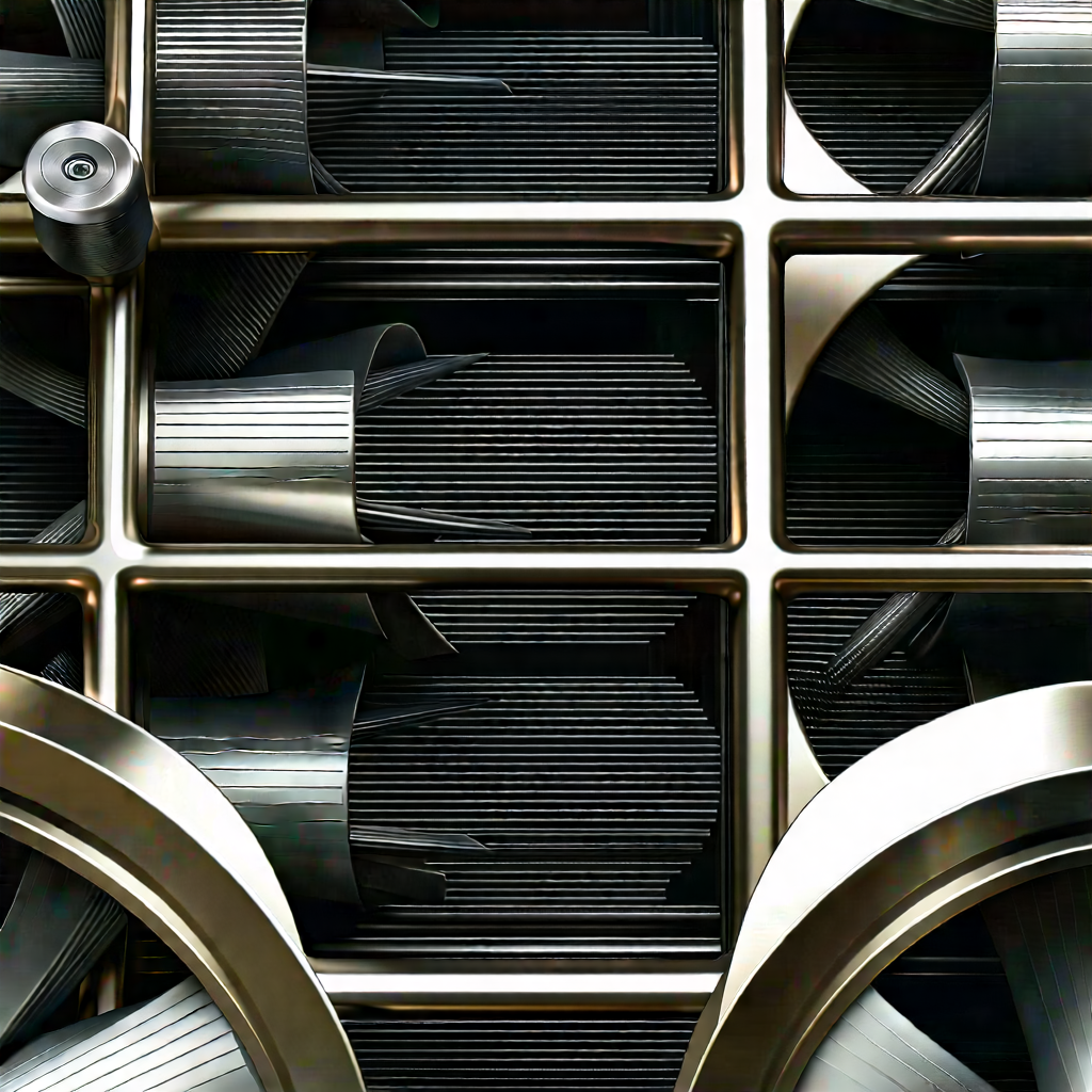 Close-up of cooling system