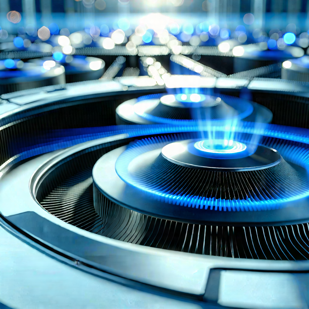 Close-up of cooling system