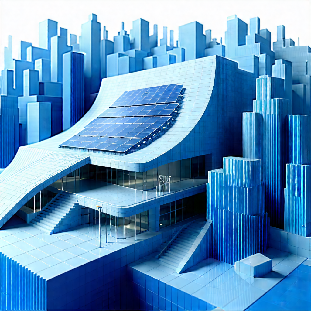 Innovative Renewable Energy Design With Large, Blue