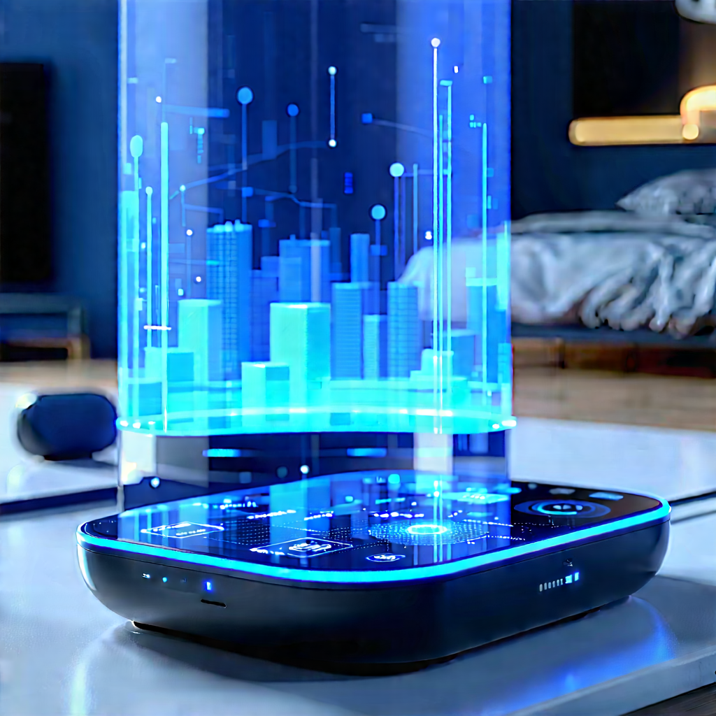 Smart home device with data visualization