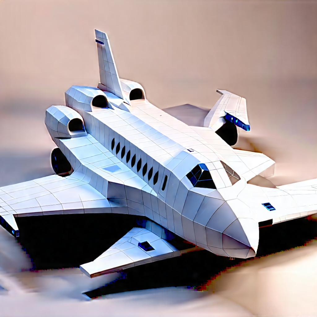 Aerospace Technology In Tech Office With Model Displayed