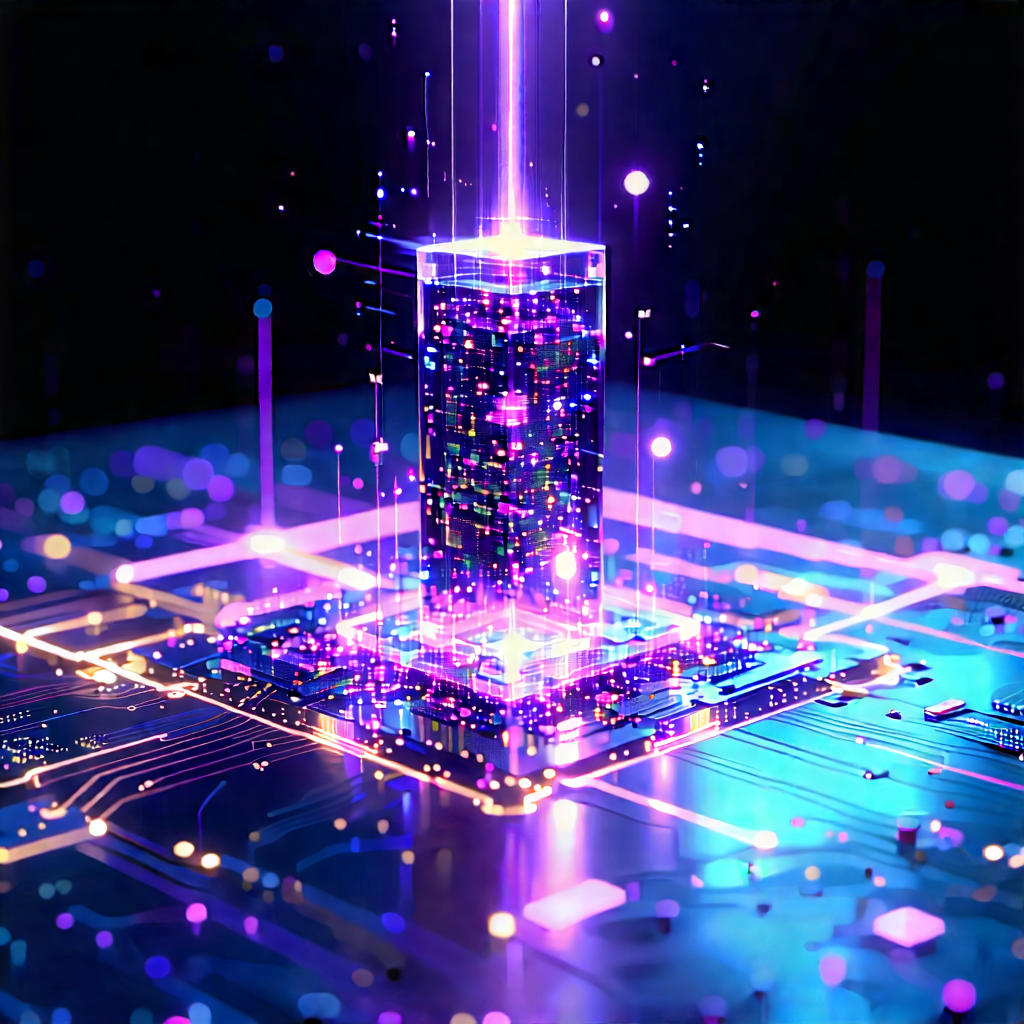 Quantum computer with holographic projection