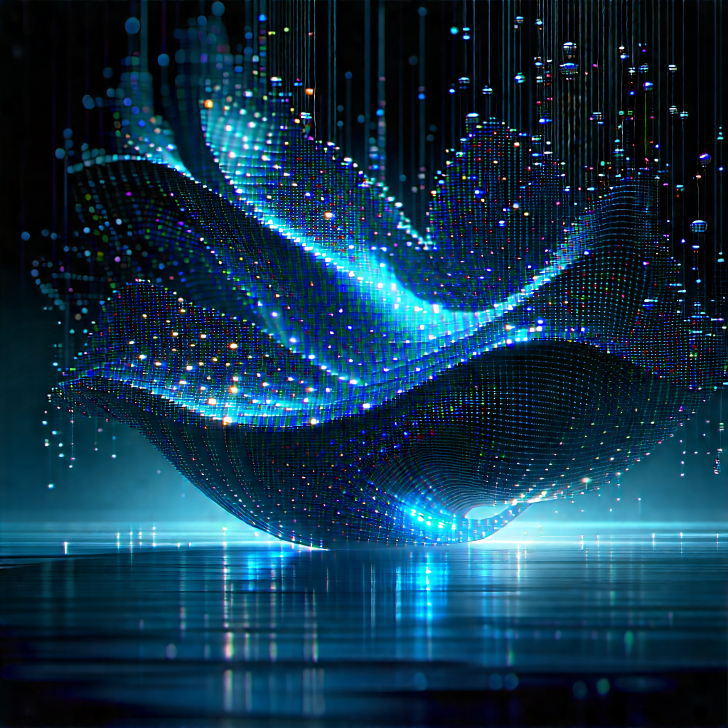 Big Data Visualization With Blue White