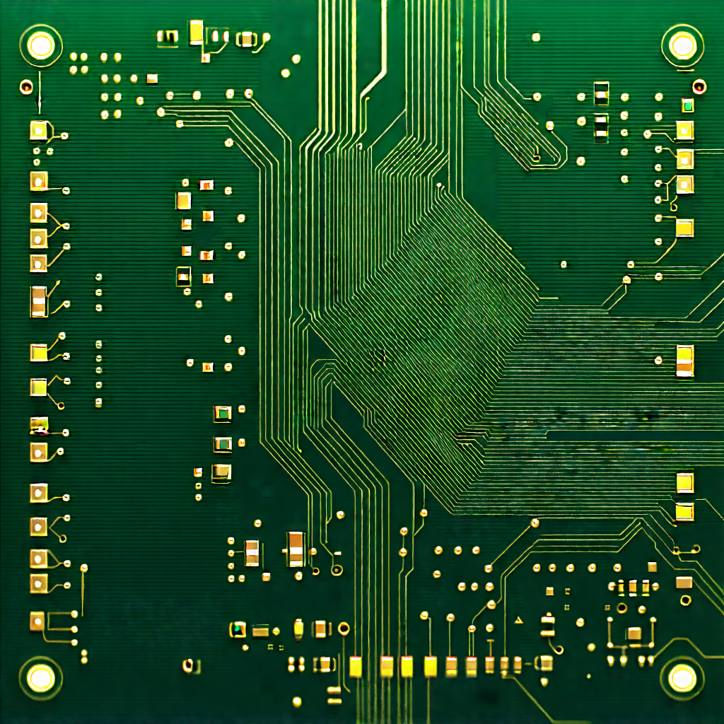 Circuit board with digital particles