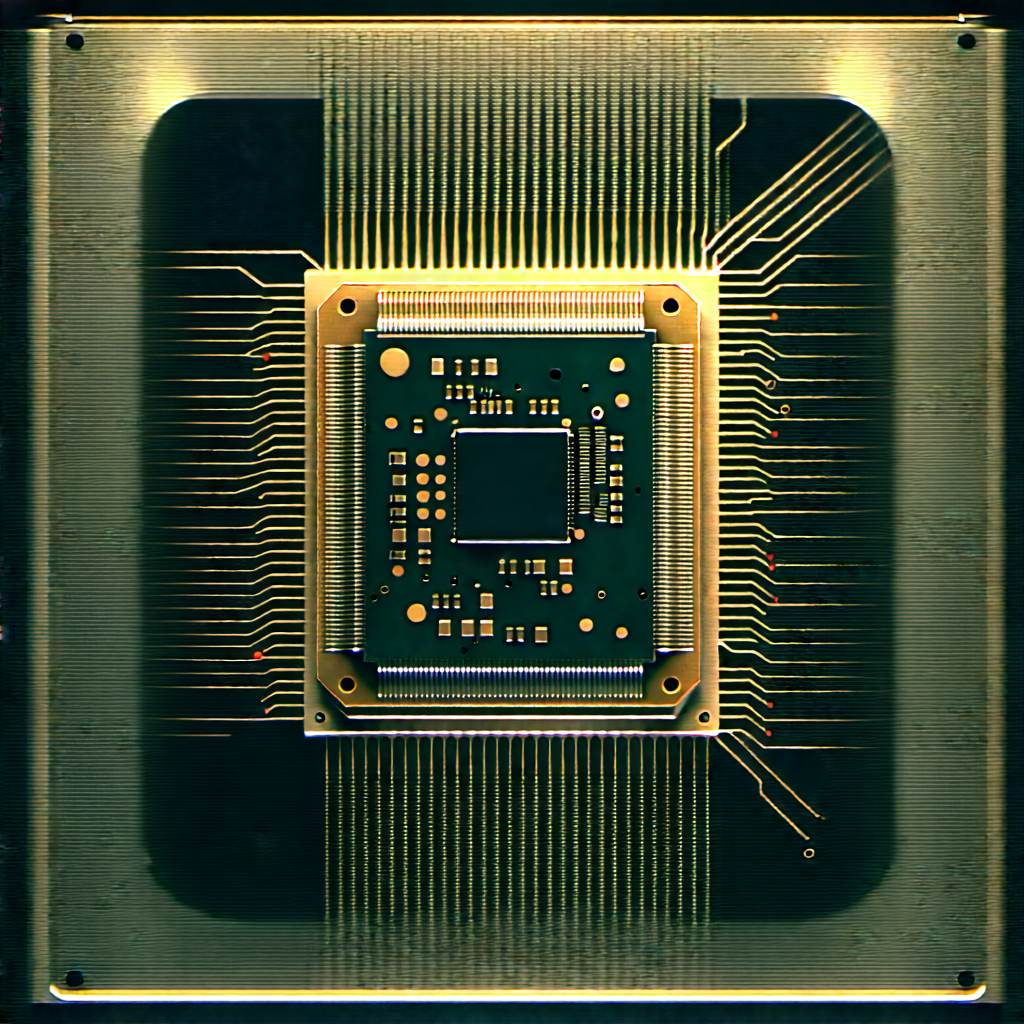 Microchip with digital particles