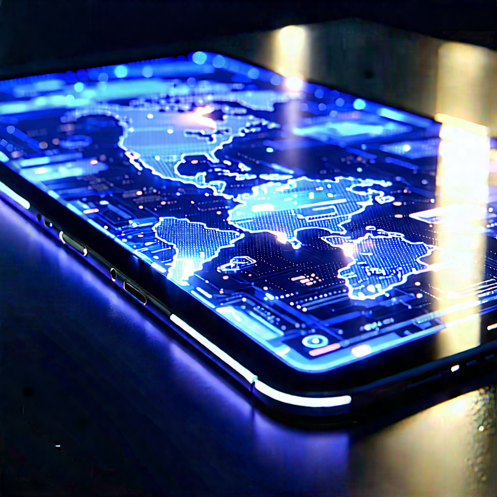 Tablet with holographic display