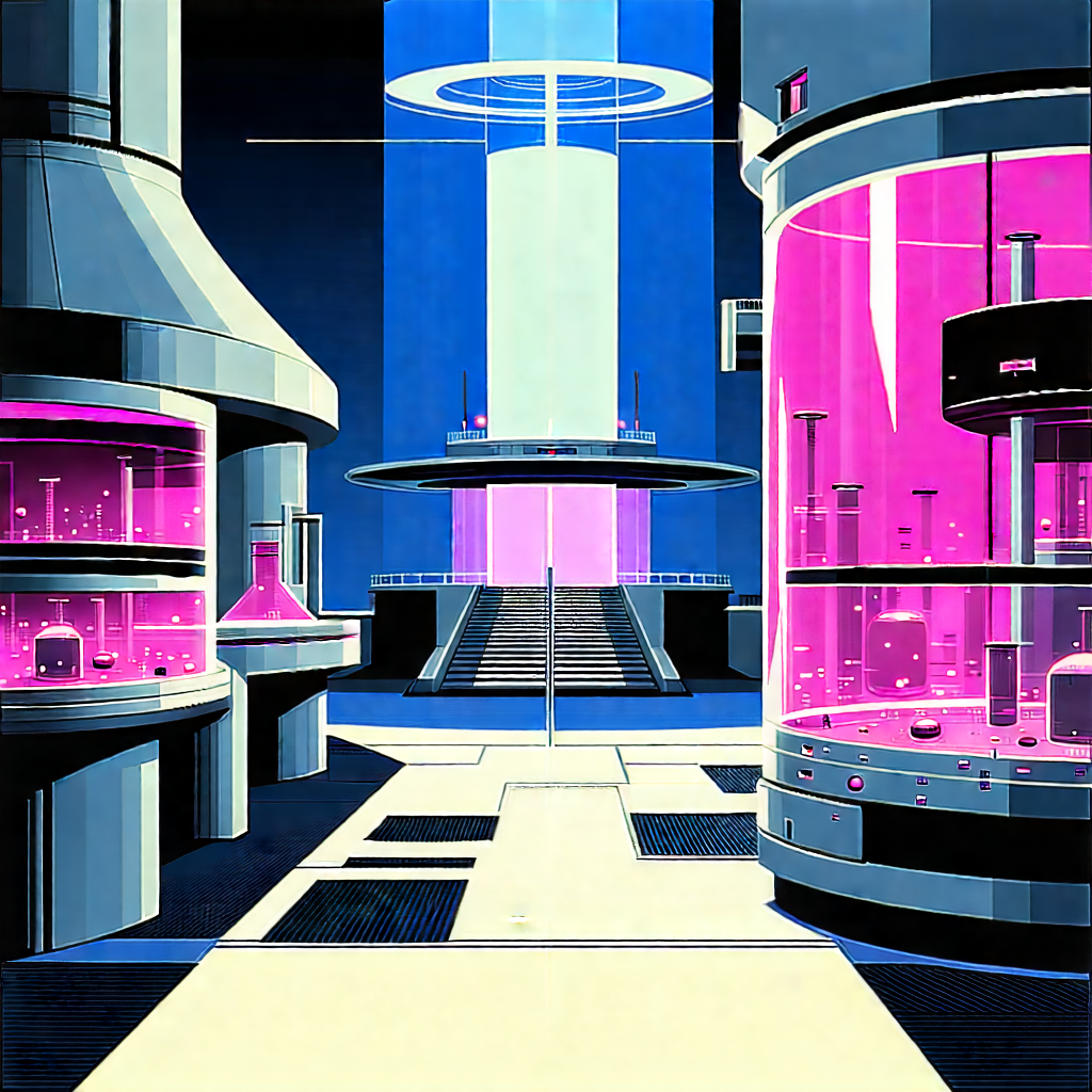 (futuristic:1.21) research laboratory