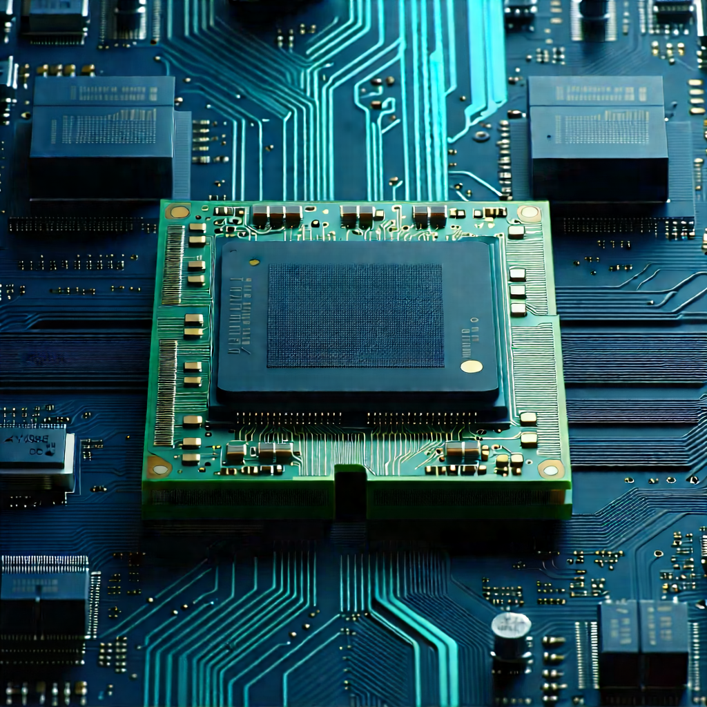 Close-up of memory module
