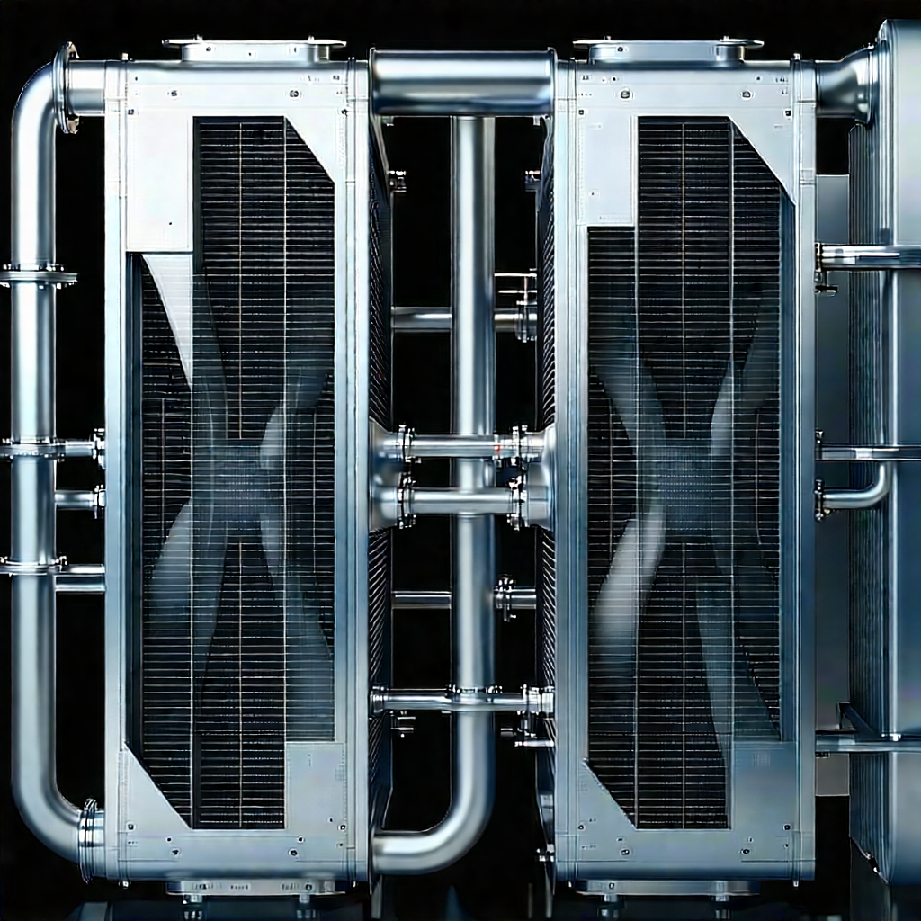 Close-up of cooling system
