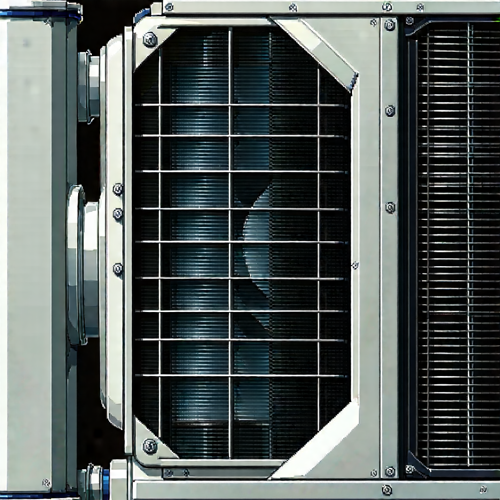 Close-up of cooling system