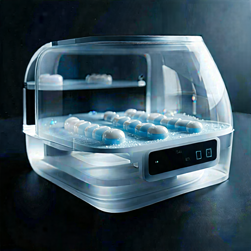Innovative Medical Technology Design With Clear Plastic