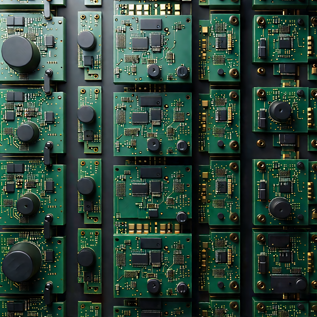 Close-up of sensor array