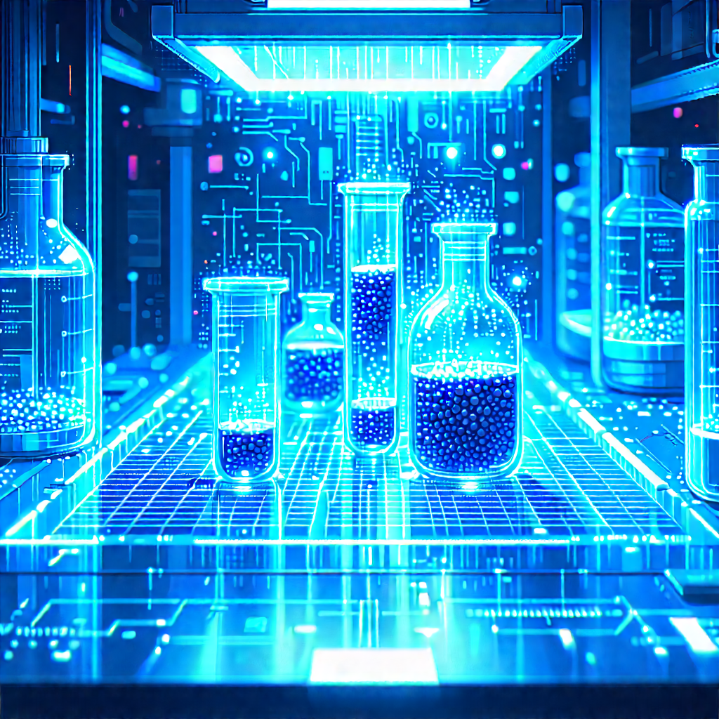 Financial Technology In Modern Laboratory With Image