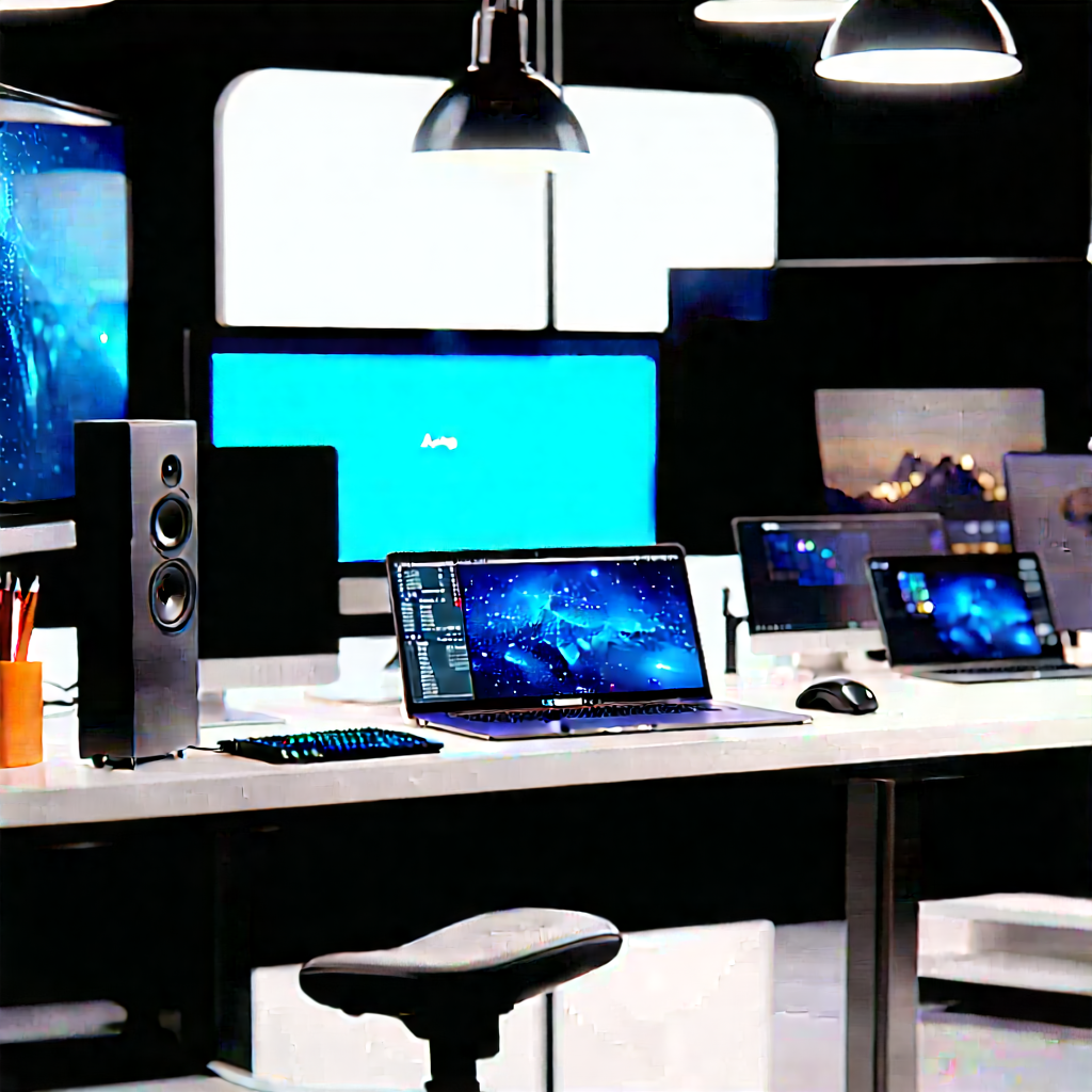 Entertainment technology in tech office